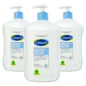세타필 울트라 젠틀 리프레싱 바디워시 산뜻한향 대용량 1000ml 3개