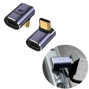 C타입 젠더 꺾임 OTG 변환젠더 ㄱ자 100W