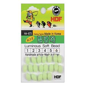 [신세계몰]해동 발광옥 구슬 야광 축광 낚시 자작 채비 소품 HA-673