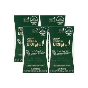 다이어트 유산균 비에날씬 450mg x60캡슐x4박스