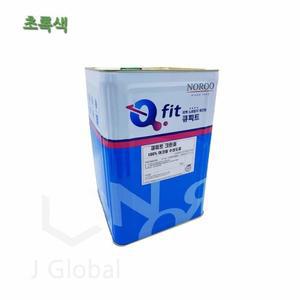 외벽페인트 반무광 초록색 18L 4종택1 콘크리트도색 노루표수성페인트