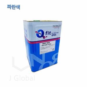 외벽페인트 무광 파란색 18L 4종택1 노루표수성페인트 아파트외벽도장