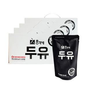 총각네 무가당두유 우유팩 190ml 80개
