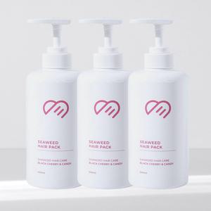 쏘미미 물미역 헤어팩 시어버터 단백질 머스크향 500ml 3개