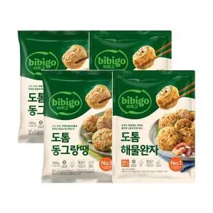 [하프클럽/CJ제일제당]비비고 도톰동그랑땡 560g x2개+도톰해물완자 510g x2개