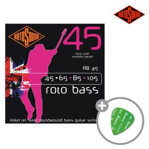 로토사운드 베이스 기타스트링 RB45 Nickel BG String
