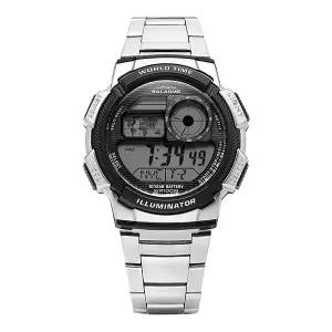 카시오 AE-1000WD-1AVDF (AE-1000WD-1A) 디지털 스포츠 군인 월드타임 남성 메탈시계 타임메카