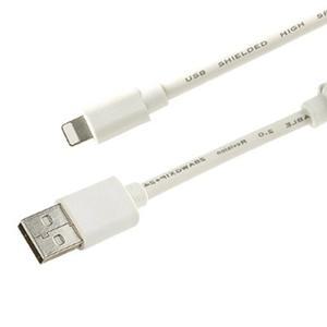 USB A to 8핀 필터케이블 1.5미터 흰색 아이폰충전기줄