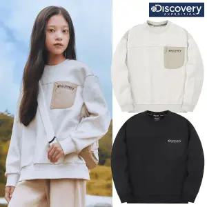 [디스커버리키즈](천안아산점)정상가 69,000 키즈 포켓 포인트 트레이닝 맨투맨 DKTR38044