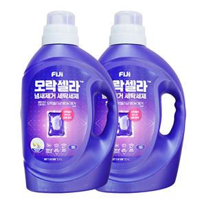 엘지 피지 모락셀라 냄세제거 겸용 액체 세탁세제 뽀송한 코튼향 2.1L 2개 빨래