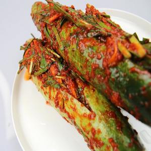 전라도 장성 진한 집밥 오이소박이 김치 2kg 개별포장