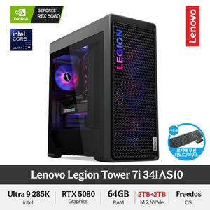 레노버 리전 게이밍 PC 34L 90Y60034KA (NVMe 4TB) Ultra9 게임용 연구용 컴퓨터 RTX5080 +Gift