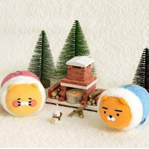 카카오프렌즈 춘식이 라이언 부클 담요 인형 키링 귀여운키링