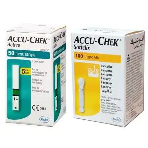 로슈 아큐첵 액티브 혈당시험지 50매+로슈정품침100 / 측정지 체크지 ACCU-CHEK