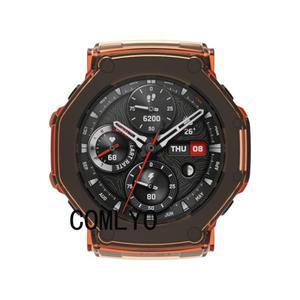 Amazfit T-rex 3 T 스마트 시계 케이스 보호 범퍼 TPU 소프트 하프 커버 쉘 유리 스크린 필름