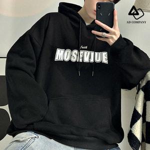 오버핏 후드티 남성 긴팔 티셔츠 남자 기모 맨투맨