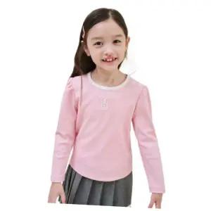 빈폴 BEANPOLE KIDS 여아 골지 티셔츠 라이트 핑크 (BI5141G12Y) BI5141G12Y 433049