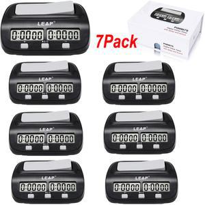 7pcs 도약 PQ9907S 브라운 디지털 체스 시계