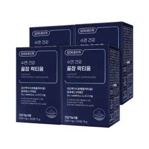 모어네이처 수면 건강 꿀잠 락티움 30정 x 4박스