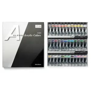 알파 실버 아크릴물감 20ml 36색세트