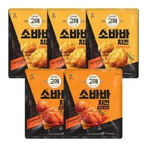 lTVl고메 소바바 소이허니순살 375G X 3개+소바바 양념 순살 240G X 2개