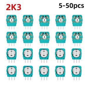 호환 5 50PCS DUALSENSE PS5 컨트롤러  포트 저항 모듈 센서 용 아날로그 조이스틱 전위차계 2K3 OHM 교체