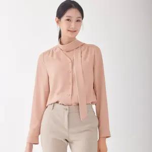 배색 레터링 셔츠 LFWSO902_PE