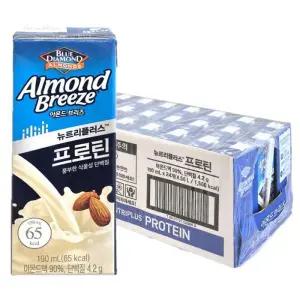 아몬드브리즈 프로틴 190ml x 24팩 뉴트리플러스 고단백 아몬드유
