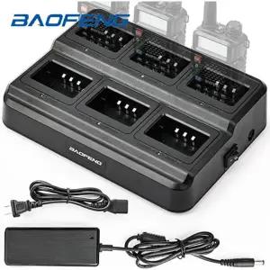 바오펑 BF-A58 BF-9700 UV-9R GT-3WP R760 UV-82WP UV-XR UV9RPlus 라디오용 6 충전기 6 방향 충전기