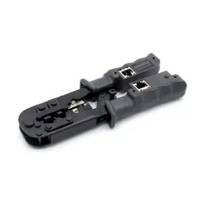 전문가용 랜테스터기 랜툴 겸용 RJ45잭 CAT5E CAT6 전화선 랜선 압착기 플러그 커넥터 랜 케이블 공구