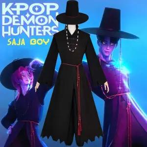 케데헌 사자보이스 저승사자 코스프레 무대의상 할로윈데이