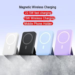 마그네틱 보조베터리 20000mAh Magsafe 15W 무선 충전기 모든 휴대폰용 보조 배터리 22.5W 고속 충전