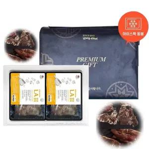 바비큐 아저씨의 프리미엄 LA양념갈비 명절 선물세트 2kg(1kg+1kg)-추석 설날 감사
