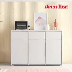 데코라인 코넬 쉐프 3칸 분리수거함 수납장 DGN022C (착불)