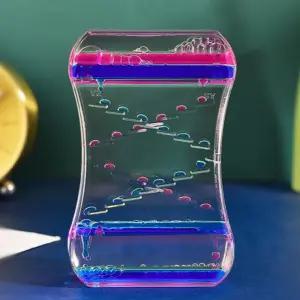 OIL 모래시계 hourglass 누적 유리 기다림 반복 회전/가정/물모래/시계/물시계/오일시계/오일타이머/가정용