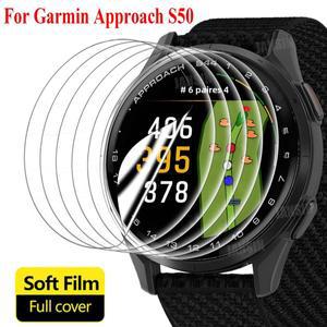 호환품 Garmin 접근 S50 화면 보호기 1-10Pcs 하이드로 겔 필름 액세서리에 HD 지우기 보호 커버 시계
