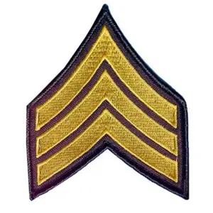 미군 CORPORAL SERGEANT 계급장 와펜 부착물 마크 패치
