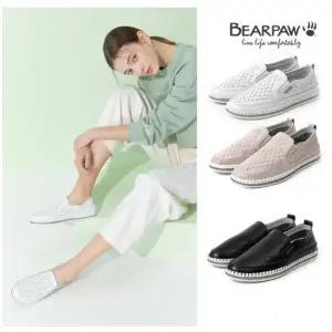 [베어파우](대전신세계)(BEARPAW) GRACE 1968NB 일상생활에서 활용성 좋은 천연가죽 컴포트 슬립온 3종택1