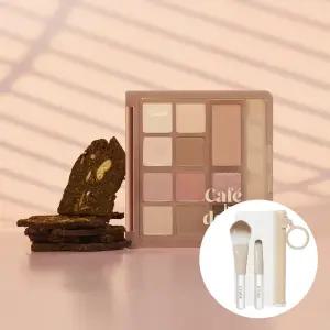 [Cafe in the deep] 마이 베스트 톤 아이 팔레트 #카페인 과몰입 (+미니 브러쉬 2종)