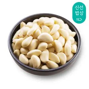 [품질보장]국내산 덜 매운 대서 깐마늘 중 2KG