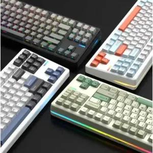 RICCKS 릭스 RS8 기계식 키보드 무선 정각 RGB 87키