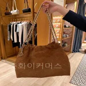 [토리버치？][선물포장]여성가방 플레밍 체인 스웨이드 숄더백 167727 222