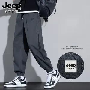 JEEP SPIRIT 남성 밴딩 스판 조거팬츠 가을 겨울 빅사이즈 캐주얼 바지