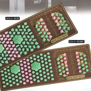 헬스원 웰빙 씽크발지압매트 자갈마당 GOLD-9538