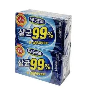 무궁화 빨래비누 세탁비누 빨래 세제 비누 230g 4개입