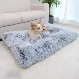 부드러운 강아지 고양이 사각 방석 펫쿠션 80x55cm (WFK4Q3D)