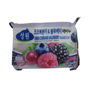 코코 복분자 블루베리 때비누 목욕탕 세안 세수 바디