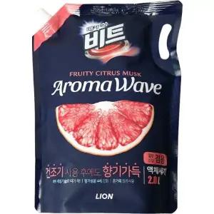 라이온 때가쏙비트 아로마웨이브 드럼겸용 리필 2L