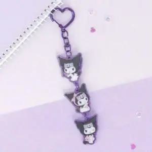 줄줄이 2.5x14cm 개 귀여운키링 곰돌이키링 인형키링 링 아크릴키링 키고리 (WFK5QQE)