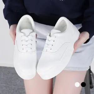 톡톡 4목 끈형 여자 학생 중년 직장 키높이 여성운동화